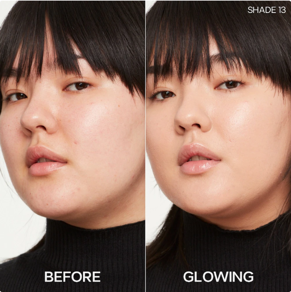 Saie Glowy Super Skin – Base ligera con ácido hialurónico