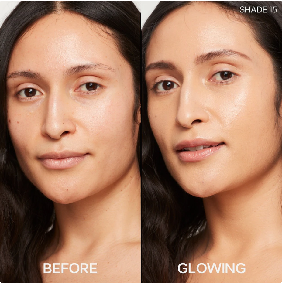 Saie Glowy Super Skin – Base ligera con ácido hialurónico