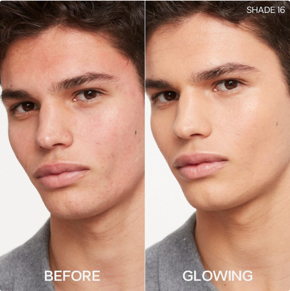 Saie Glowy Super Skin – Base ligera con ácido hialurónico