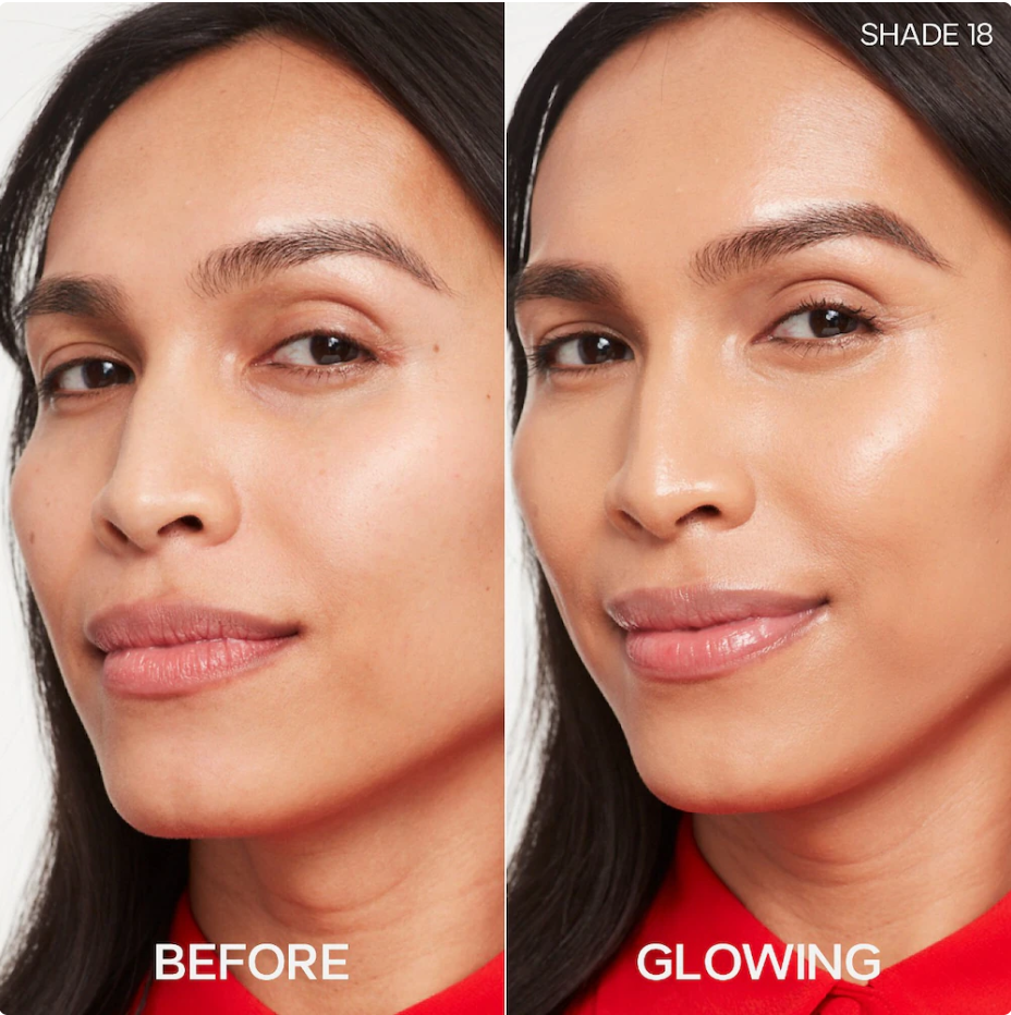 Saie Glowy Super Skin – Base ligera con ácido hialurónico