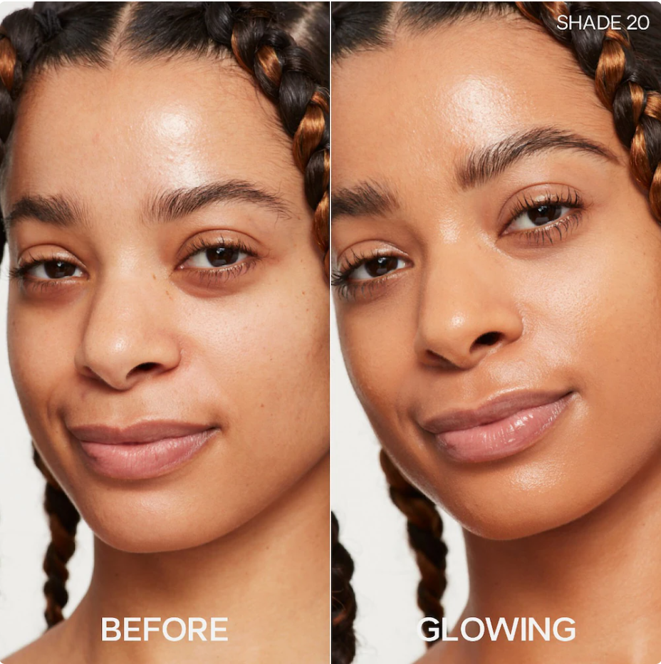 Saie Glowy Super Skin – Base ligera con ácido hialurónico