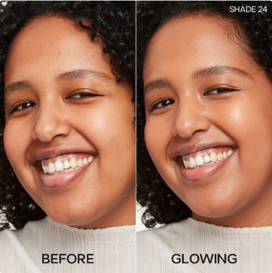 Saie Glowy Super Skin – Base ligera con ácido hialurónico