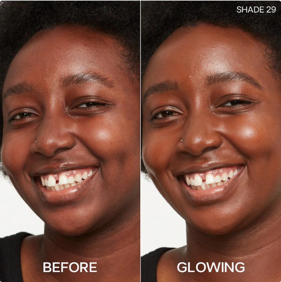 Saie Glowy Super Skin – Base ligera con ácido hialurónico