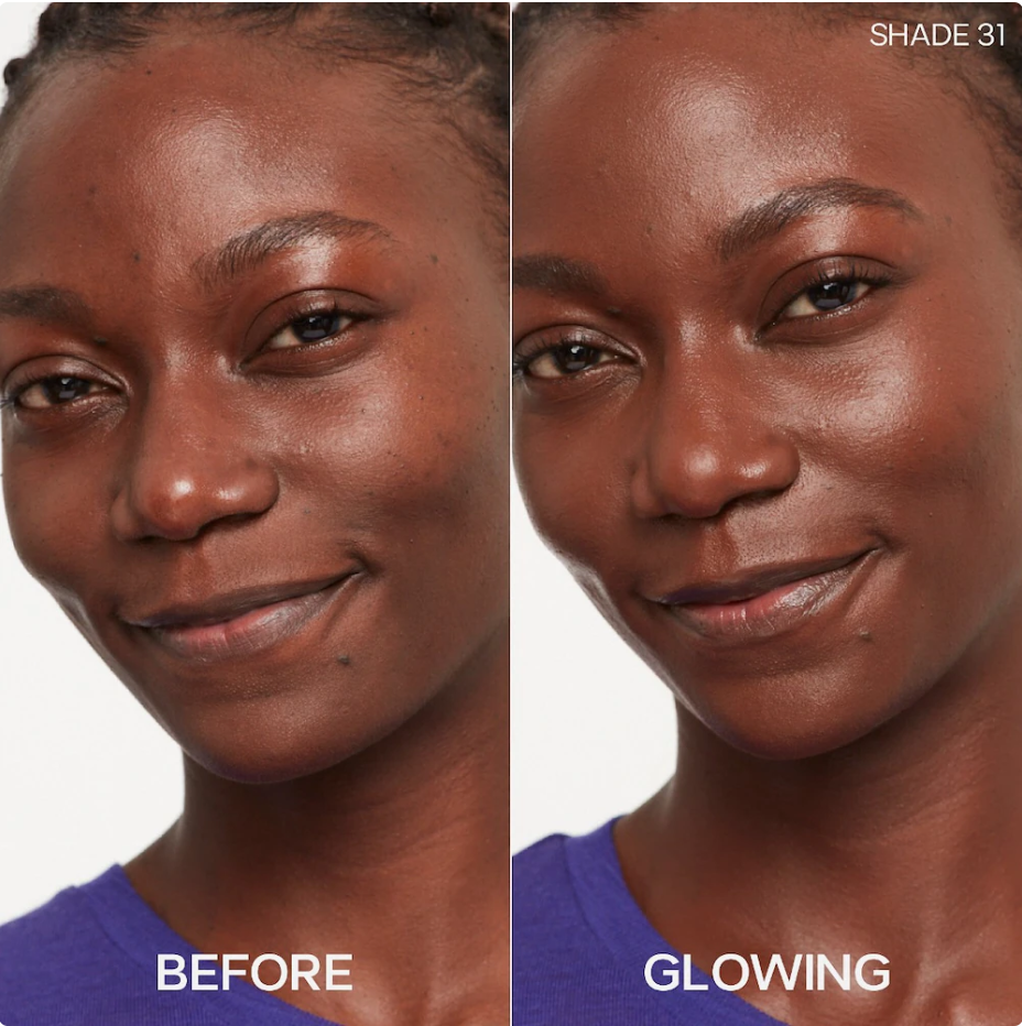 Saie Glowy Super Skin – Base ligera con ácido hialurónico