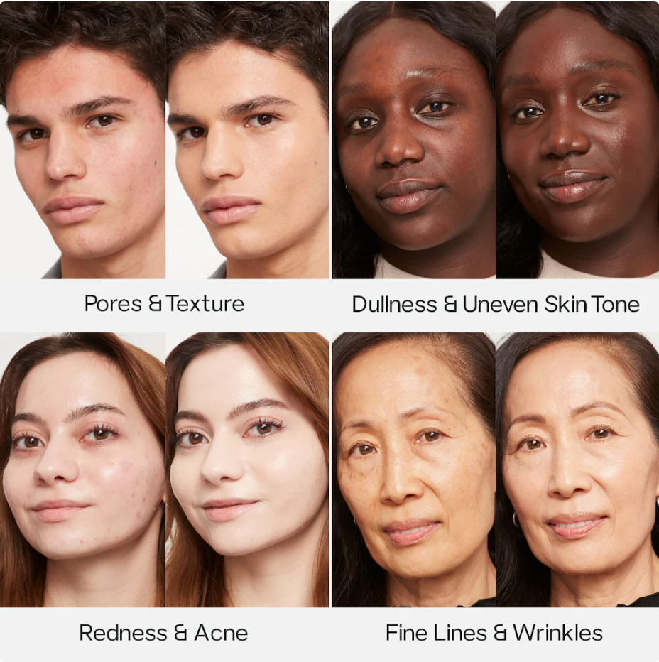 Saie Glowy Super Skin – Base ligera con ácido hialurónico