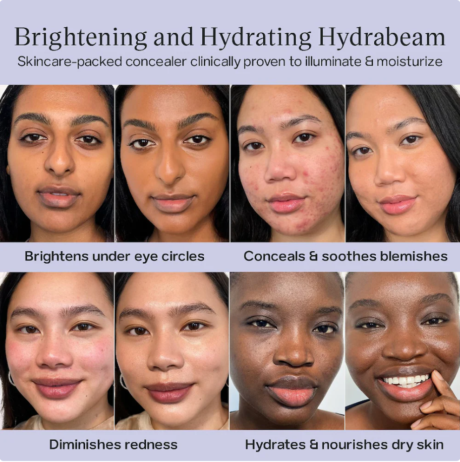 Saie Hydrabeam – Corrector e iluminador hidratante para el contorno de ojos con extracto de pepino