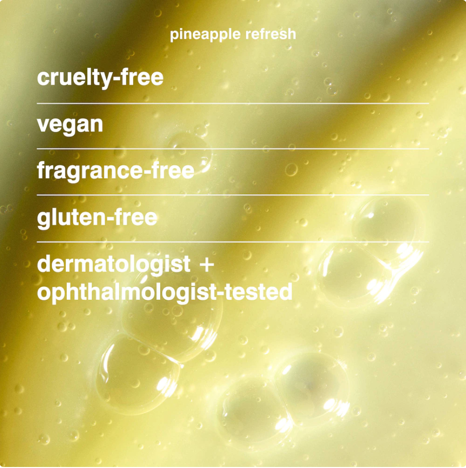 rhode Mini Pineapple Refresh – Limpiador diario con PGA