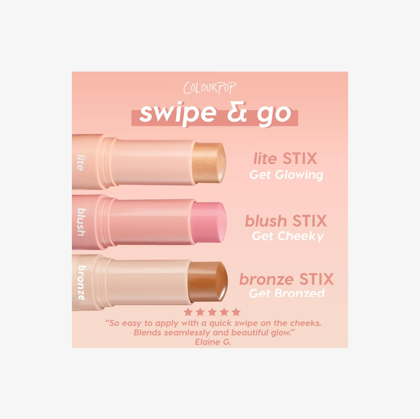 ColourPop Bronze Stix