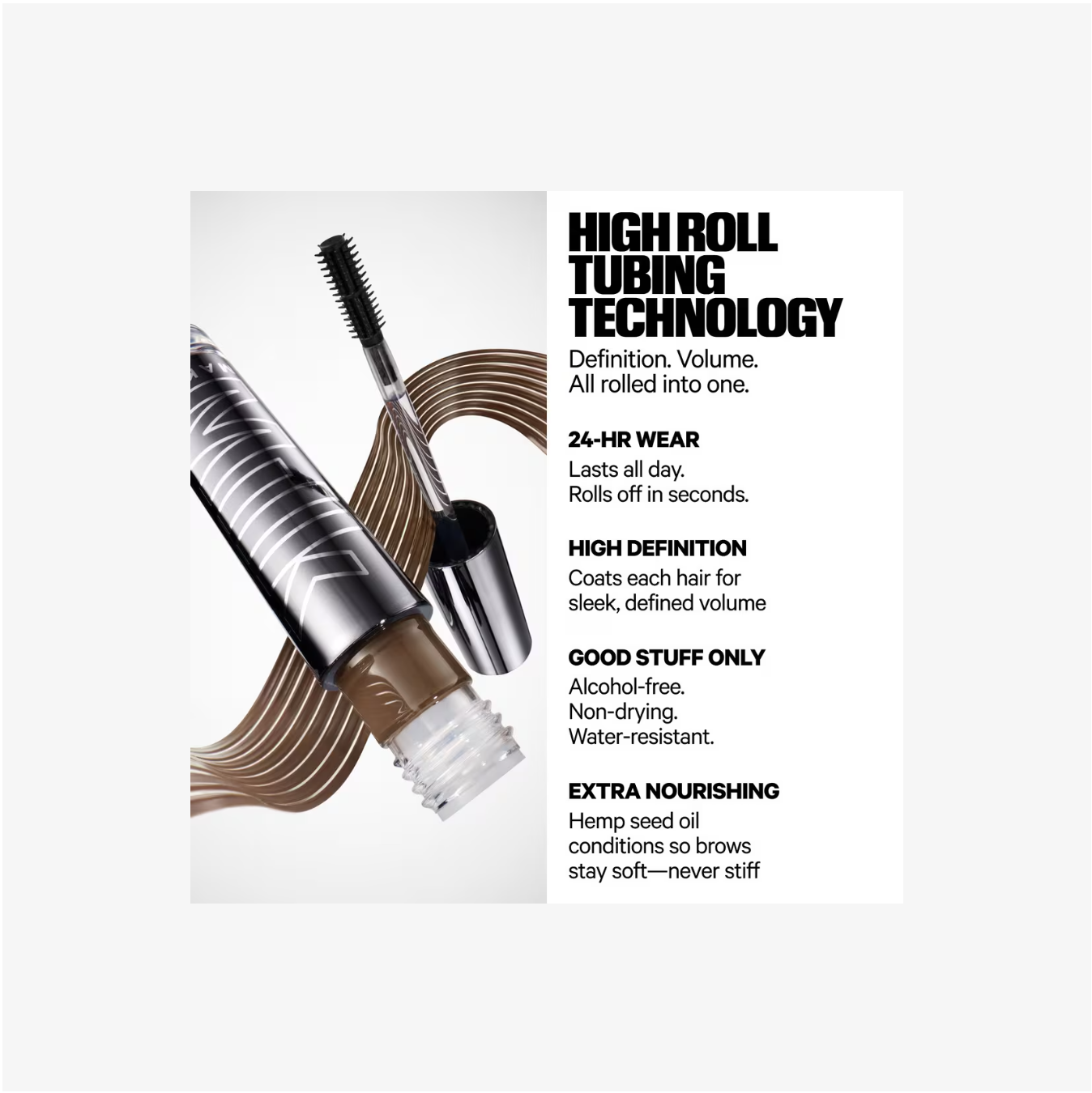 MILK MAKEUP KUSH High Roll Gel Definidor de Cejas Tubing