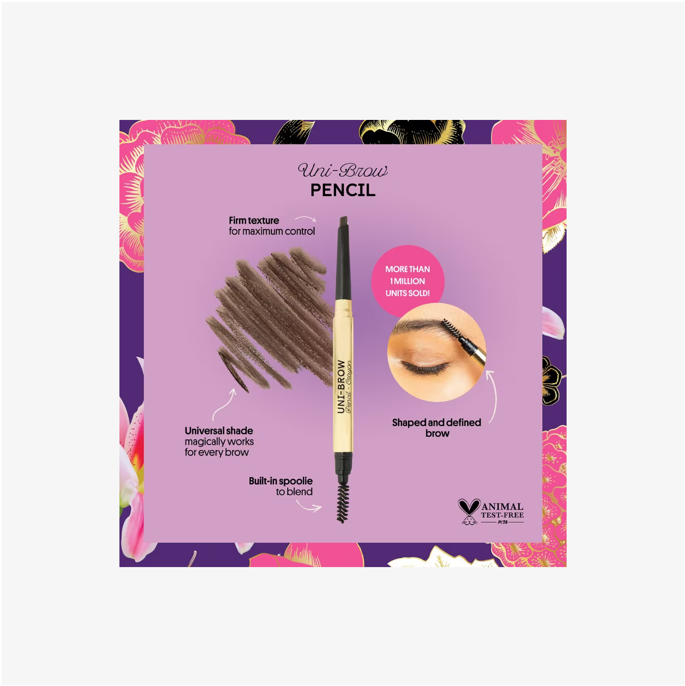 Winky Lux Uni-Brow Lápiz de Cejas – Tono Universal