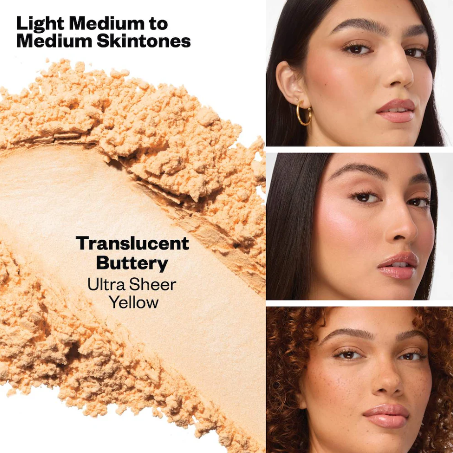 Kosas Cloud Set Polvo Suelto Translúcido, Libre de Talco, Fijador + Difuminador