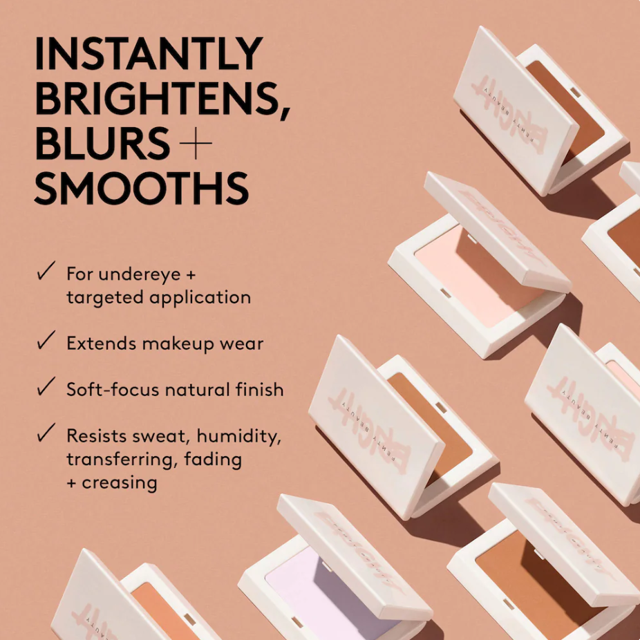 Fenty Beauty by Rihanna Bright Fix Polvo Compacto Instantáneo Iluminador + Fijador