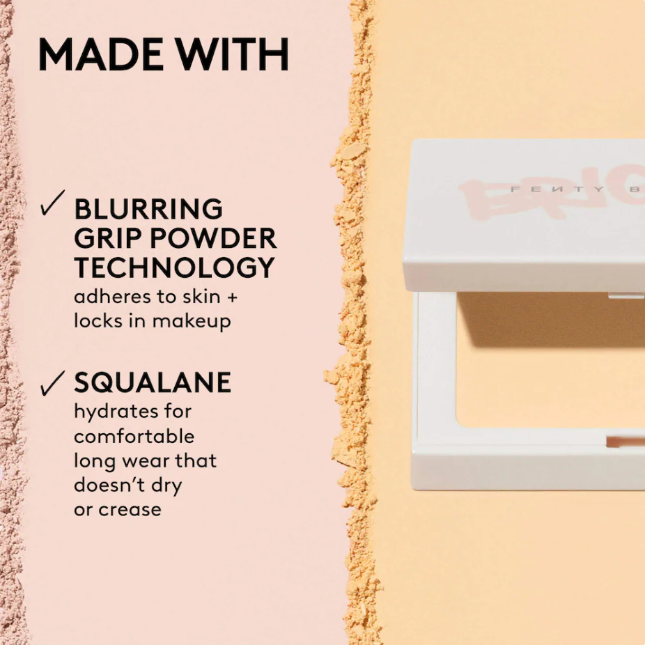 Fenty Beauty by Rihanna Bright Fix Polvo Compacto Instantáneo Iluminador + Fijador