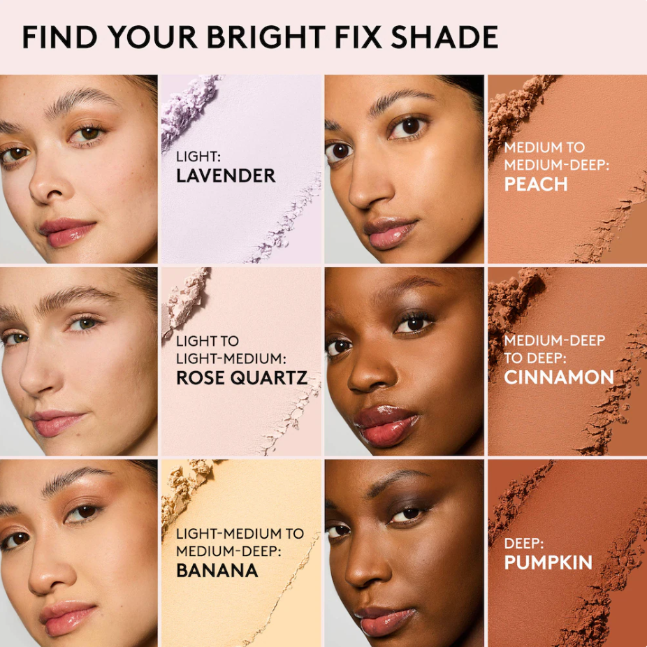 Fenty Beauty by Rihanna Bright Fix Polvo Compacto Instantáneo Iluminador + Fijador