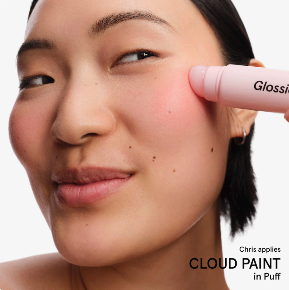 Glossier Cloud Paint Dual-Ended Cheek Blush Brush