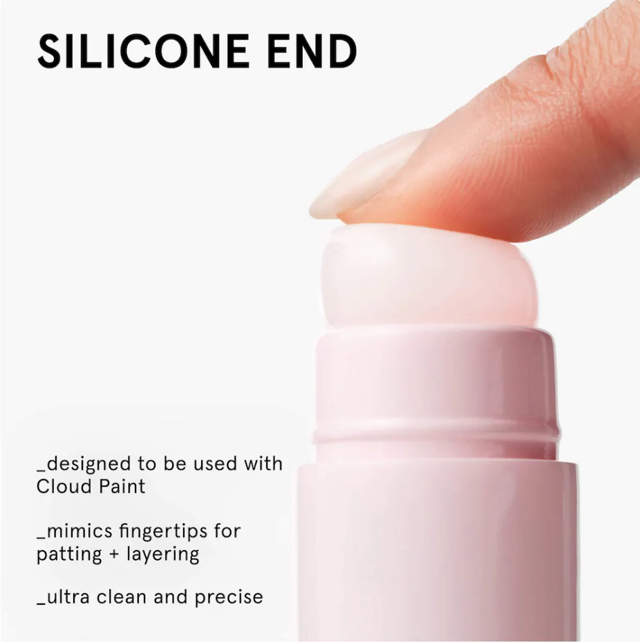 Glossier Cloud Paint Dual-Ended Cheek Blush Brush