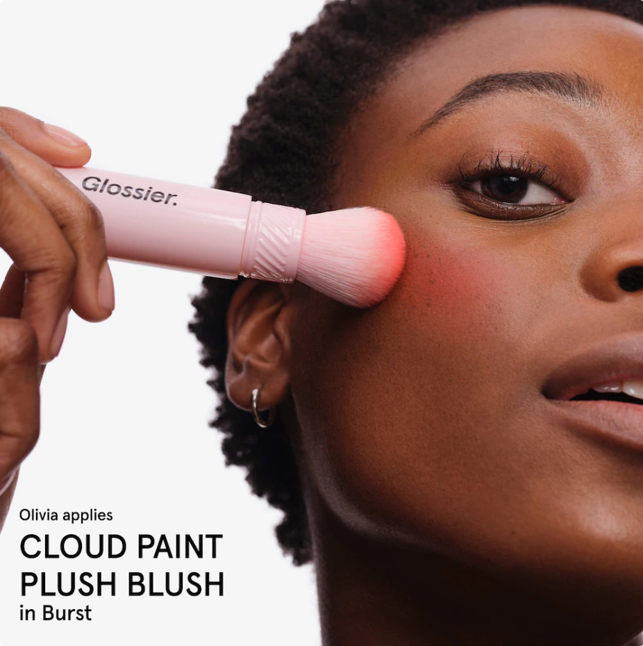 Glossier Cloud Paint Dual-Ended Cheek Blush Brush