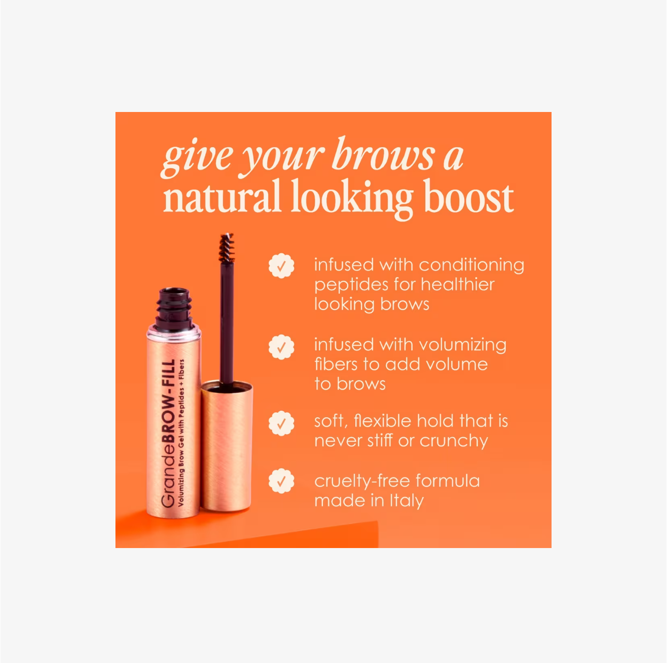 Grande Cosmetics GrandeBROW-FILL Volumizing Brow Gel