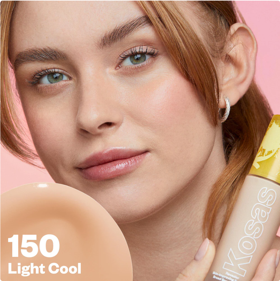 Kosas Revealer Skin-Improving Foundation SPF 25 with Hyaluronic Acid and Niacinamide