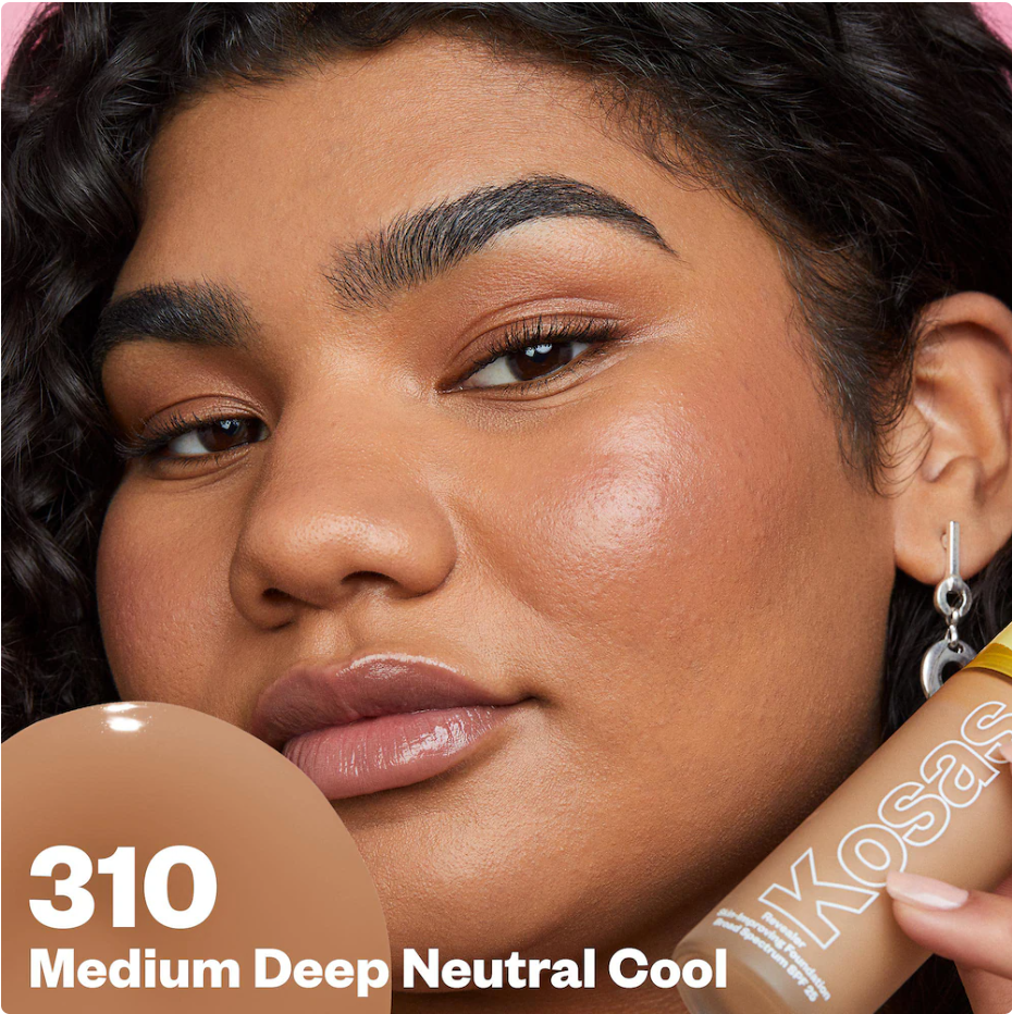 Kosas Revealer Skin-Improving Foundation SPF 25 with Hyaluronic Acid and Niacinamide