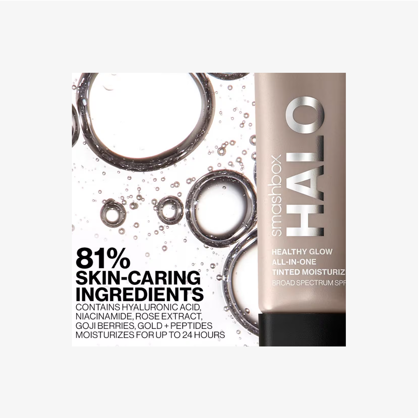 Smashbox Halo Healthy Glow Tinted Moisturizer SPF 25 de Amplio Espectro