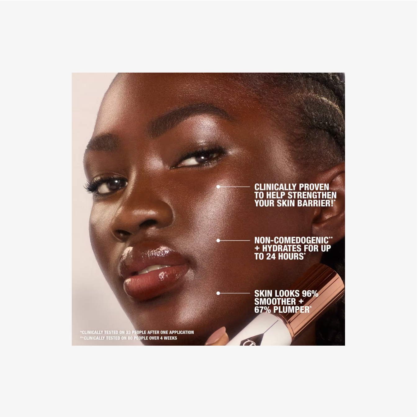 Charlotte Tilbury Unreal Skin Sheer Glow Tint Base en Barra Hidratante