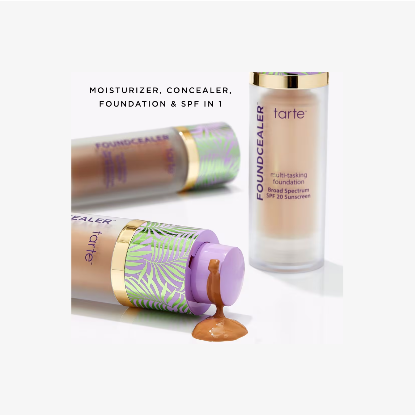 Tarte Babassu Foundcealer Base Dewy con SPF 20