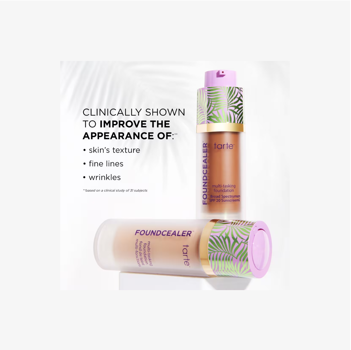 Tarte Babassu Foundcealer Base Dewy con SPF 20