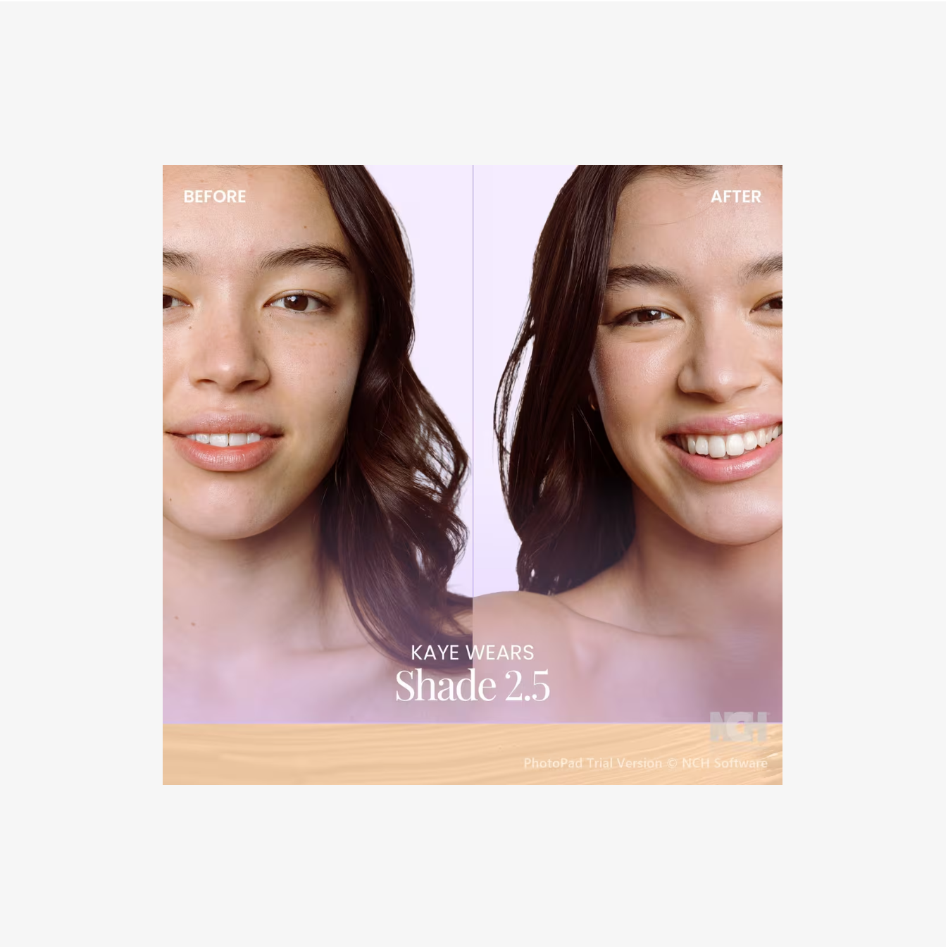 Naked Sundays BeautyScreen Base Mineral con Péptidos y SPF 50