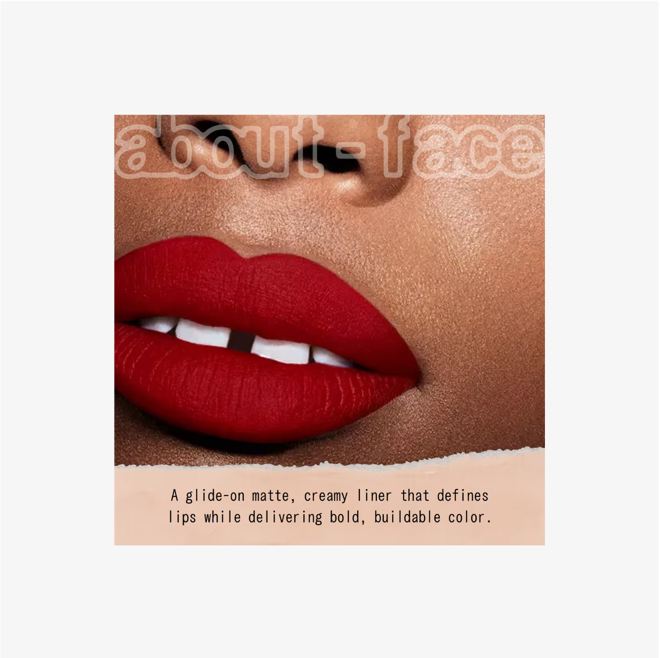 about-face Matte Fix Lip Pencil