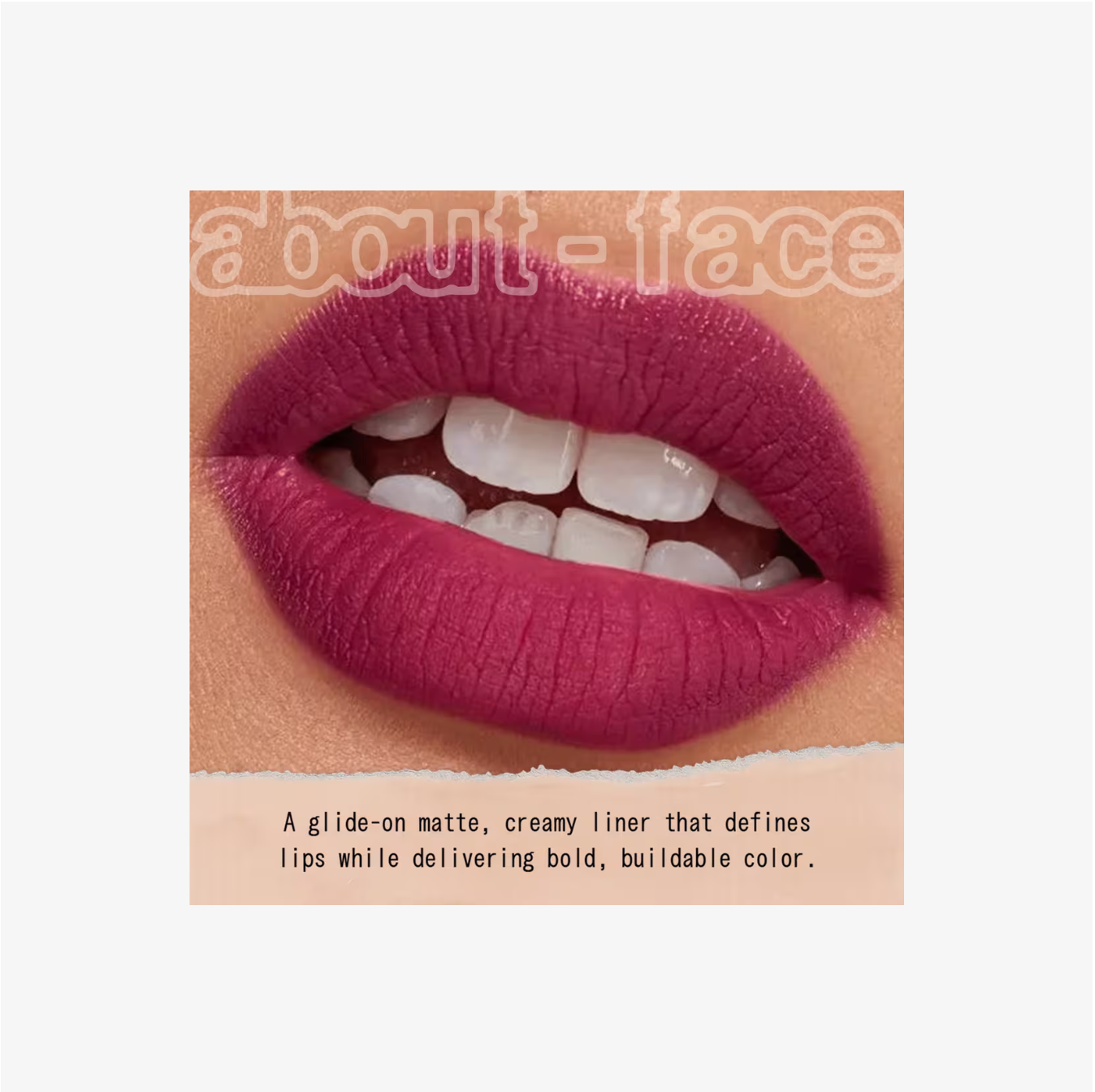 about-face Matte Fix Lip Pencil