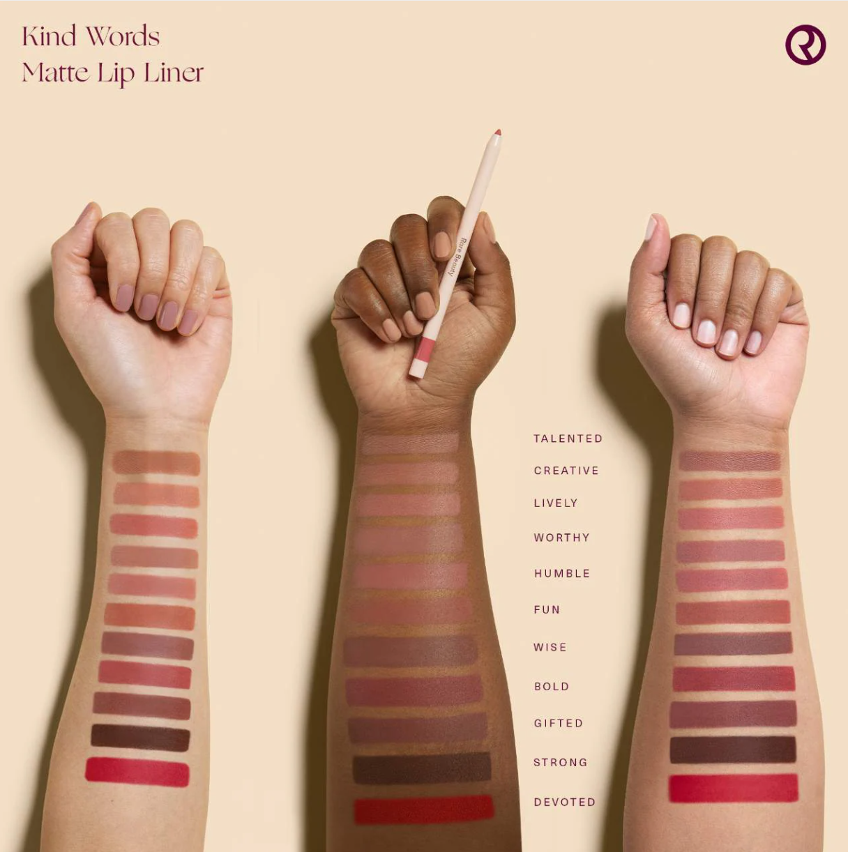Rare Beauty by Selena Gomez Kind Words Lip Liner