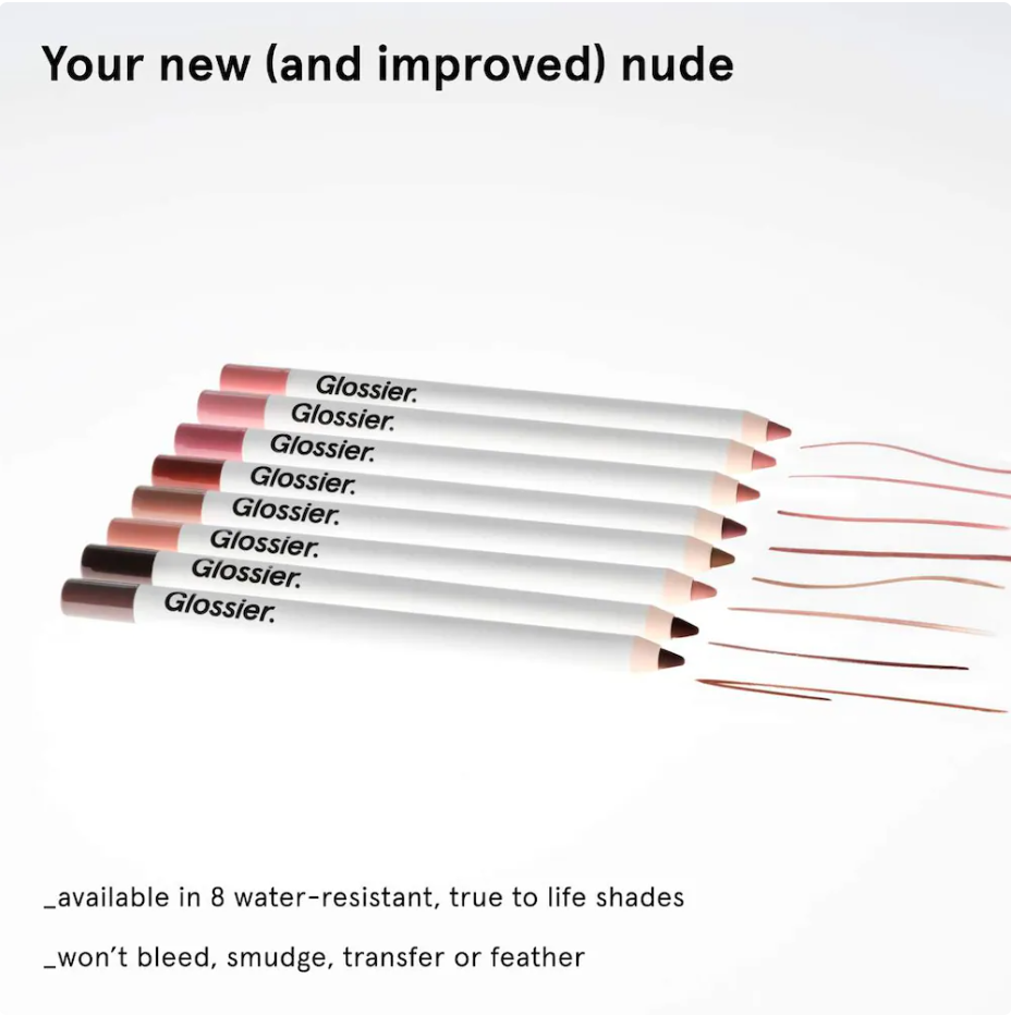 Glossier Lip Line Enhancing Hydrating Longwear Lip Liner Pencil