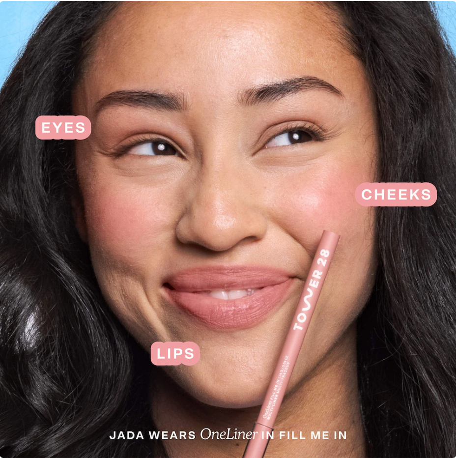 Tower 28 Beauty OneLiner Lip Liner + Eyeliner + Cheek Pencil