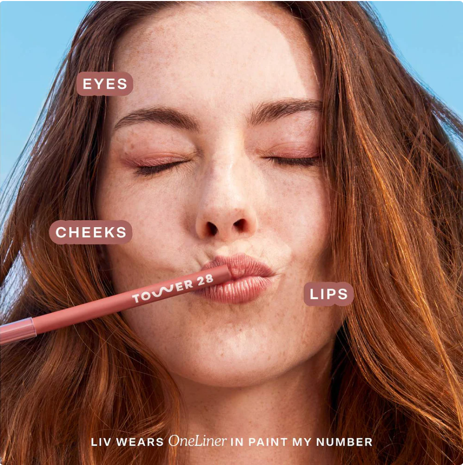 Tower 28 Beauty OneLiner Lip Liner + Eyeliner + Cheek Pencil