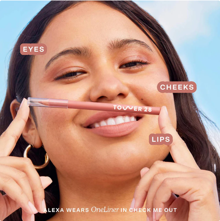 Tower 28 Beauty OneLiner Lip Liner + Eyeliner + Cheek Pencil
