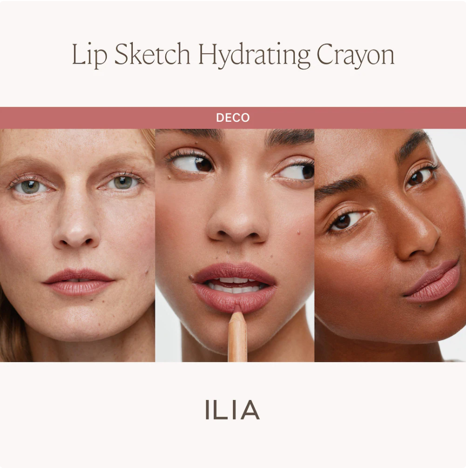 ILIA Lip Sketch Hydrating Lipstick + Lip Liner Crayon