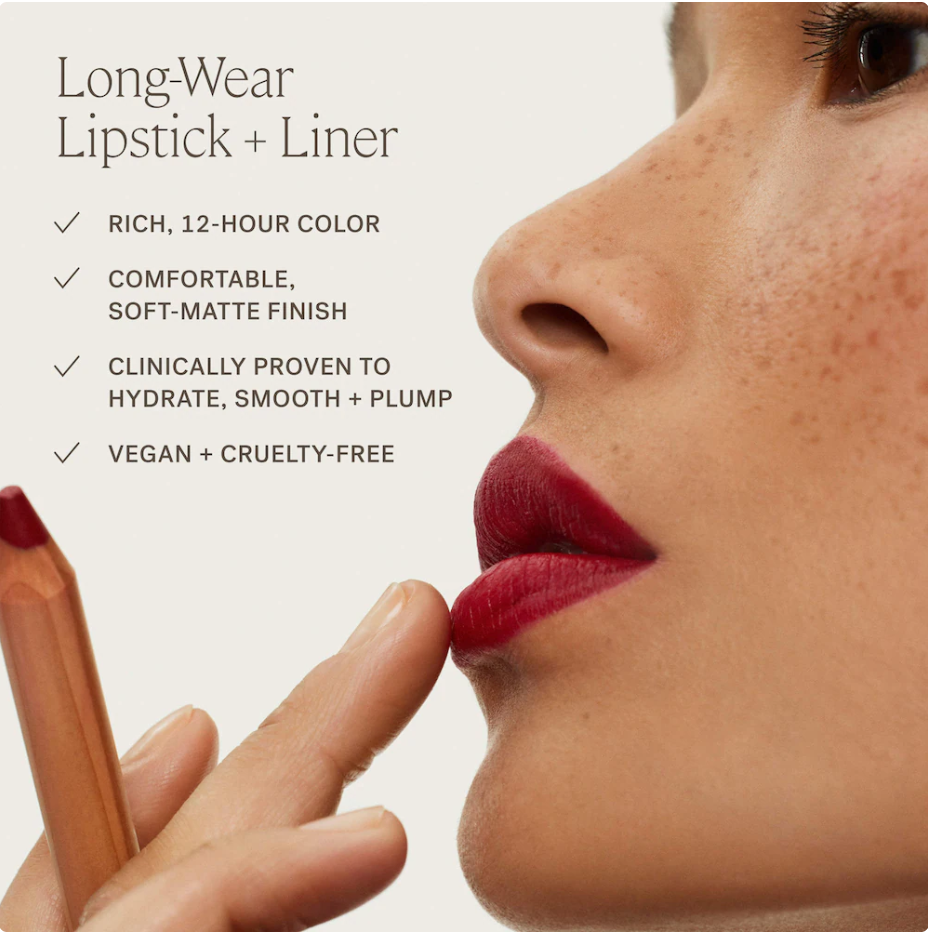 ILIA Lip Sketch Hydrating Lipstick + Lip Liner Crayon