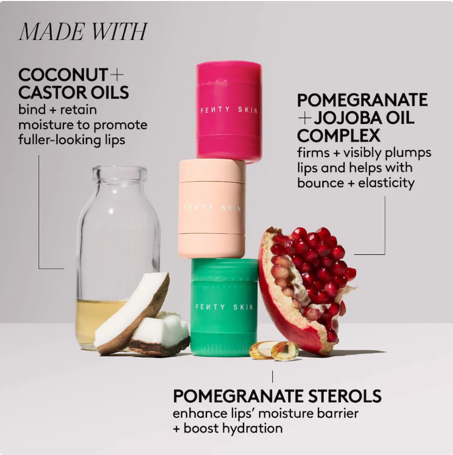 Fenty Beauty by Rihanna Plush Puddin’ Máscara Labial Intensiva de Recuperación con Esteroles de Granada y Vitamina E