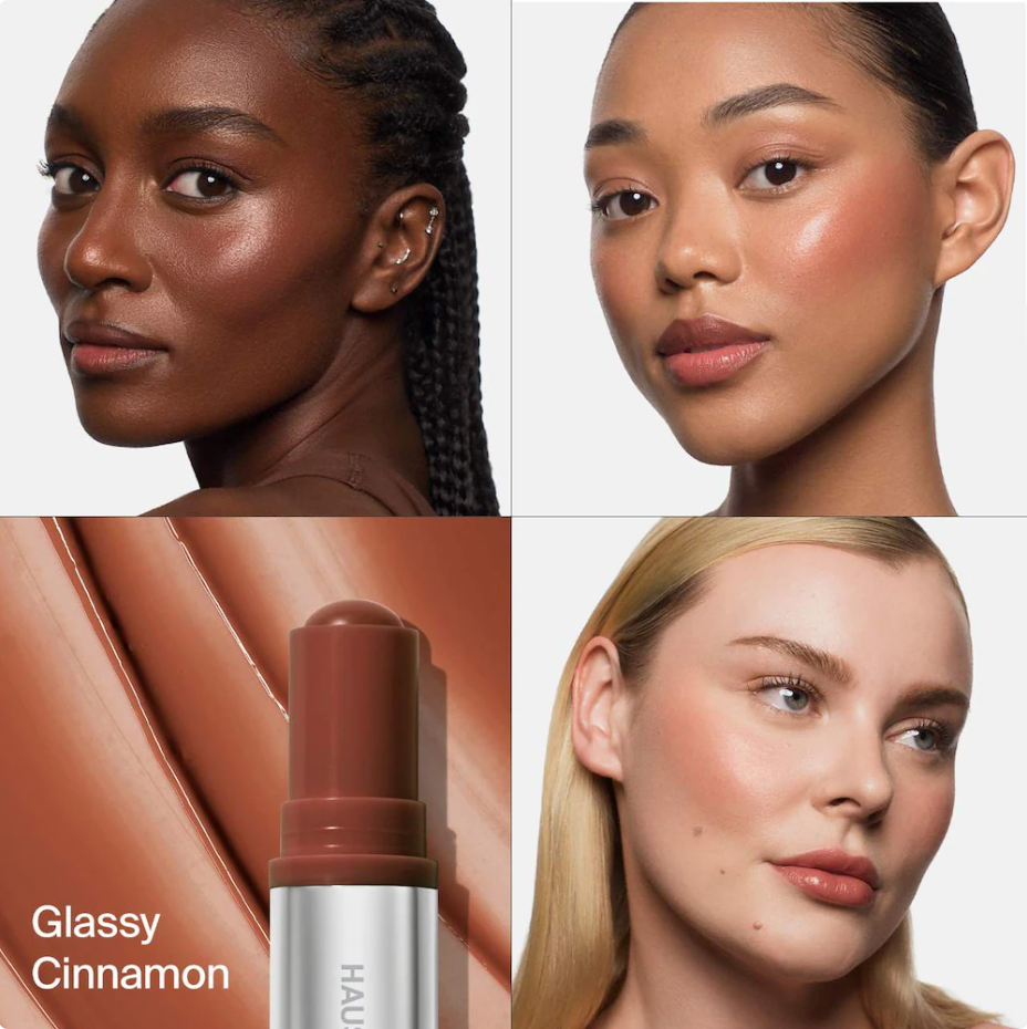 HAUS LABS BY LADY GAGA Color Fuse Longwear Hydrating Glassy Lip + Cheek Blush Balm Stick