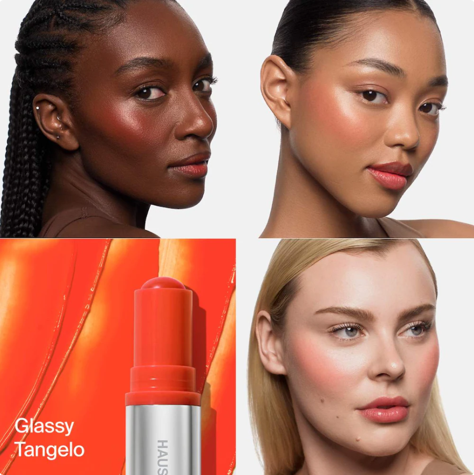 HAUS LABS BY LADY GAGA Color Fuse Longwear Hydrating Glassy Lip + Cheek Blush Balm Stick