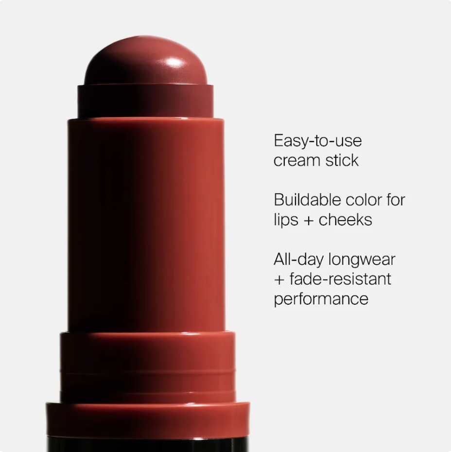 HAUS LABS BY LADY GAGA Color Fuse Longwear Hydrating Glassy Lip + Cheek Blush Balm Stick