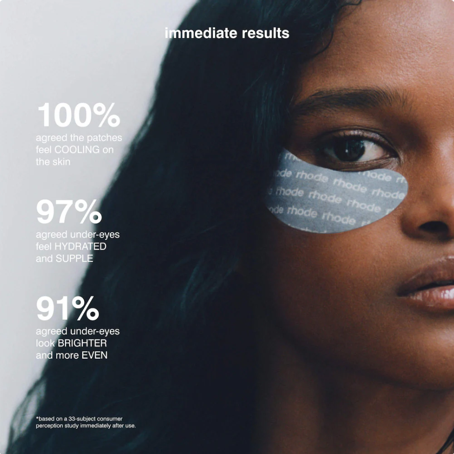 rhode Peptide Eye Prep Parches Desinflamantes para Ojos (Paquete de 6 pares)