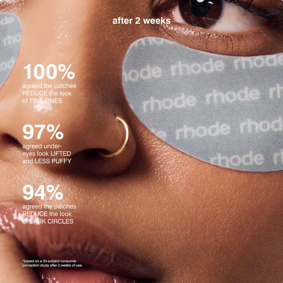 rhode Peptide Eye Prep Parches Desinflamantes para Ojos (Paquete de 6 pares)