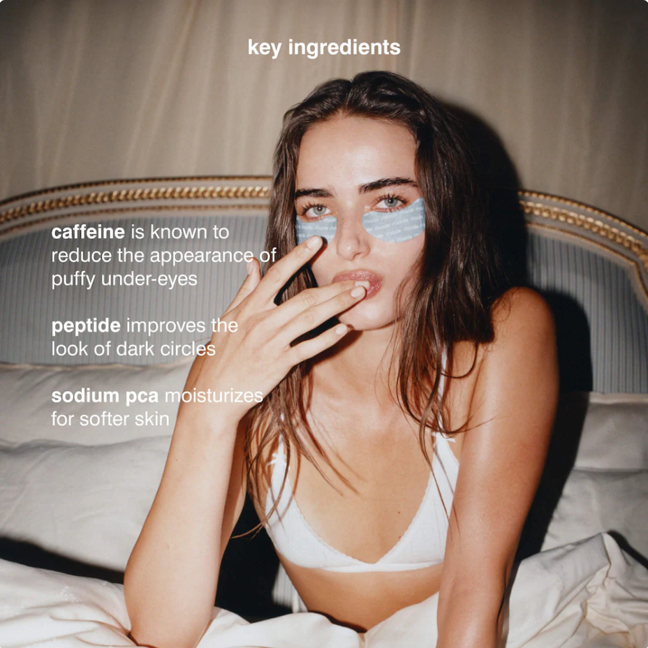 rhode Peptide Eye Prep Parches Desinflamantes para Ojos (Paquete de 6 pares)