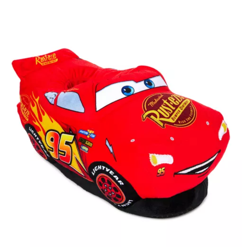 Pantuflas de peluche con luces Rayo McQueen Cars