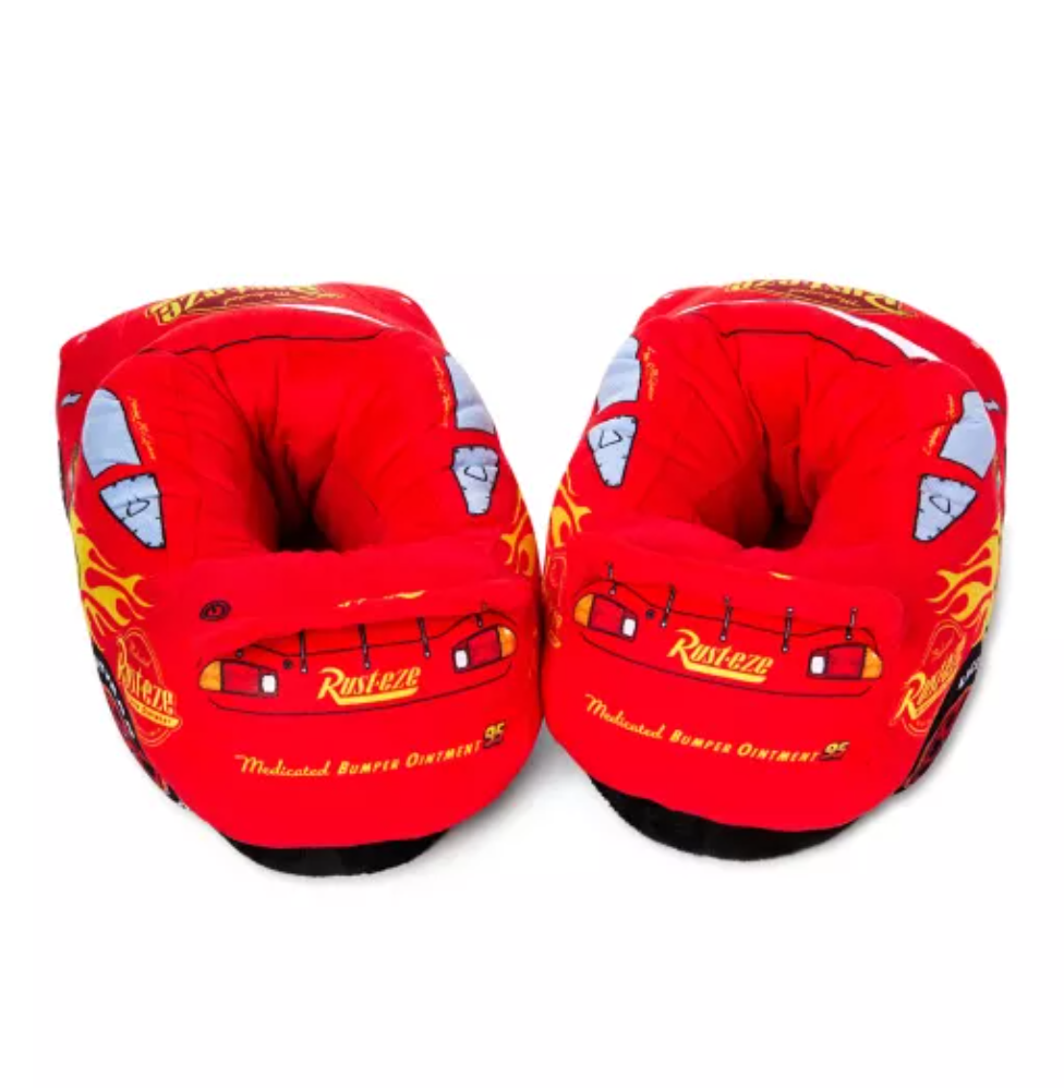 Pantuflas de peluche con luces Rayo McQueen Cars
