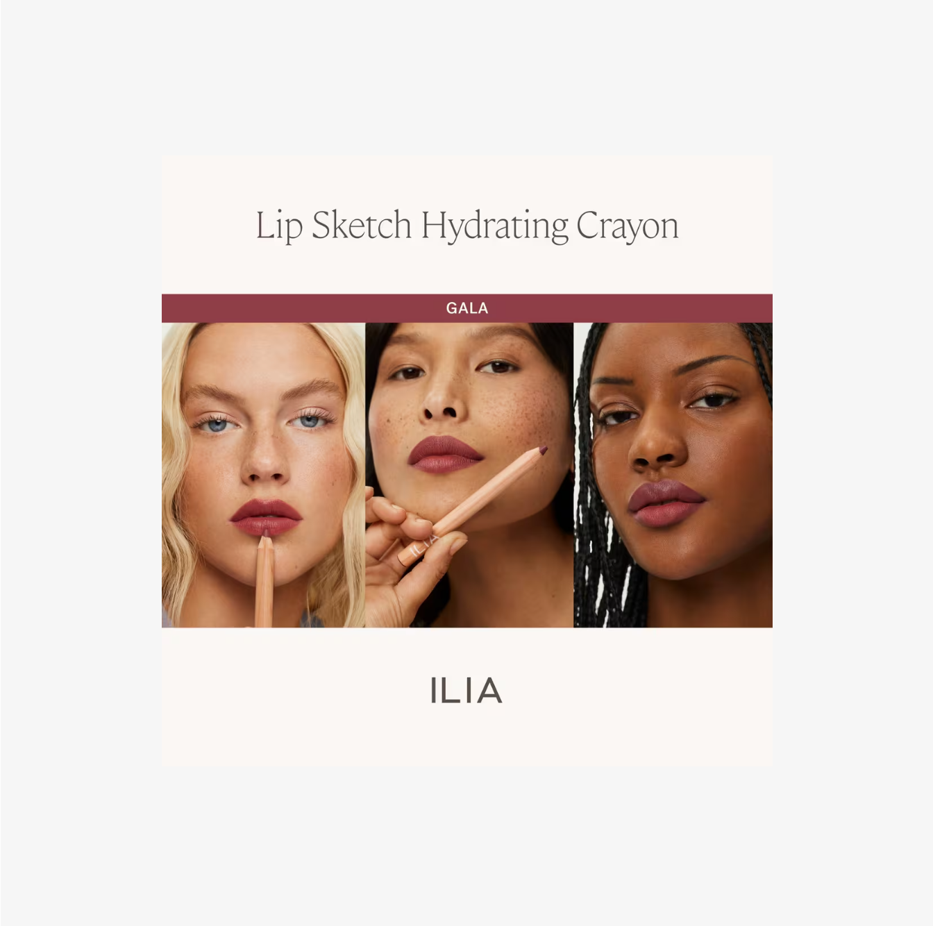 ILIA The Beauty of Clean Makeup Set - Set de maquillaje limpio para ojos, mejillas y labios