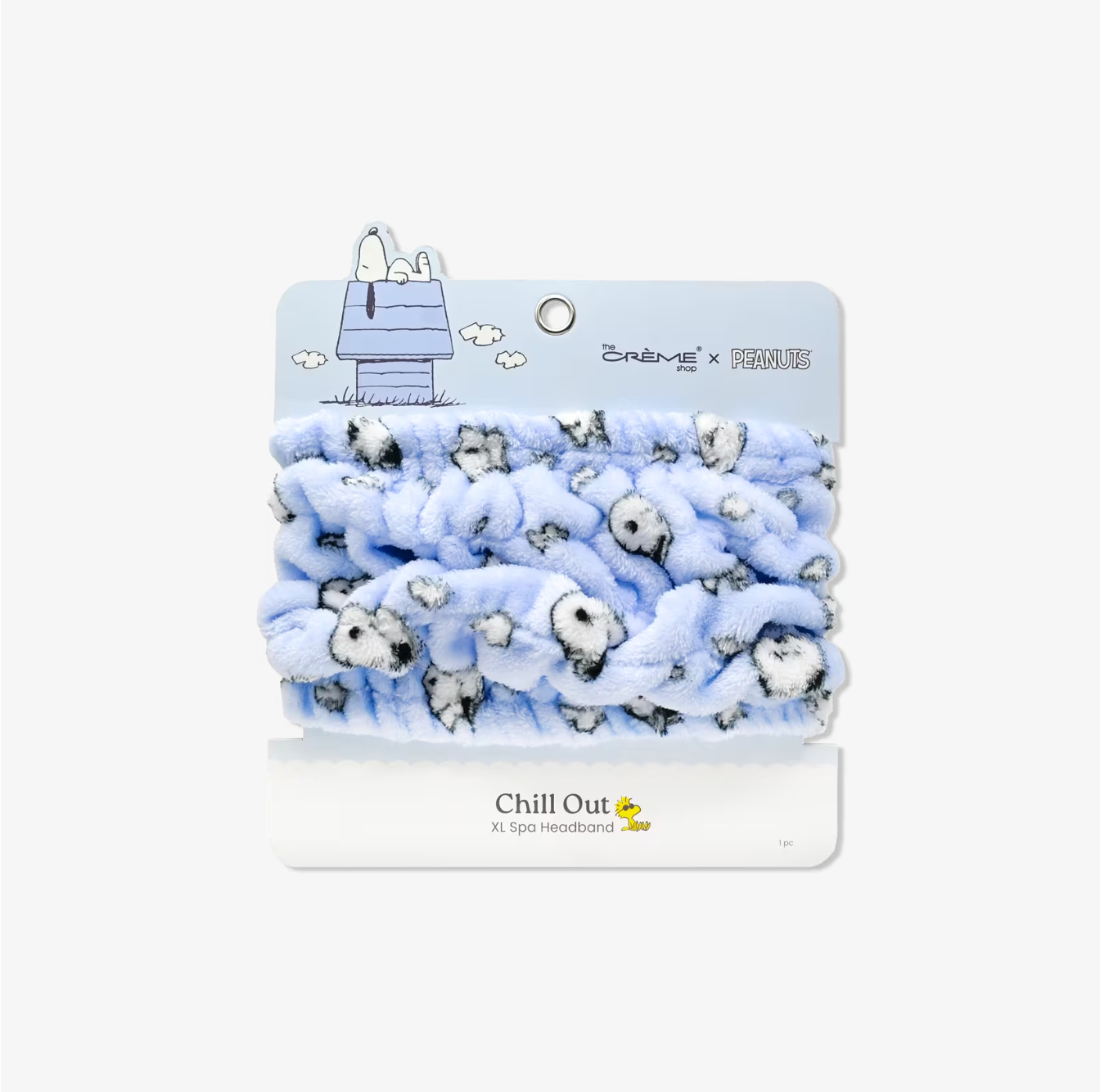 The Crème Shop XL Plush Headband Chill Out