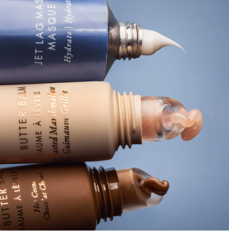 Set Navideño Summer Fridays The Holiday Trio con Lip Butter Balm en Chocolate Caliente y Malvavisco Tostado